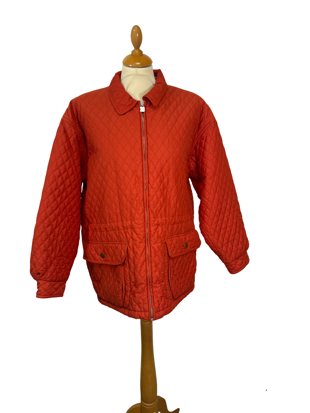 Veste matelassé orange