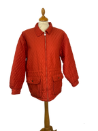 Veste matelassé orange