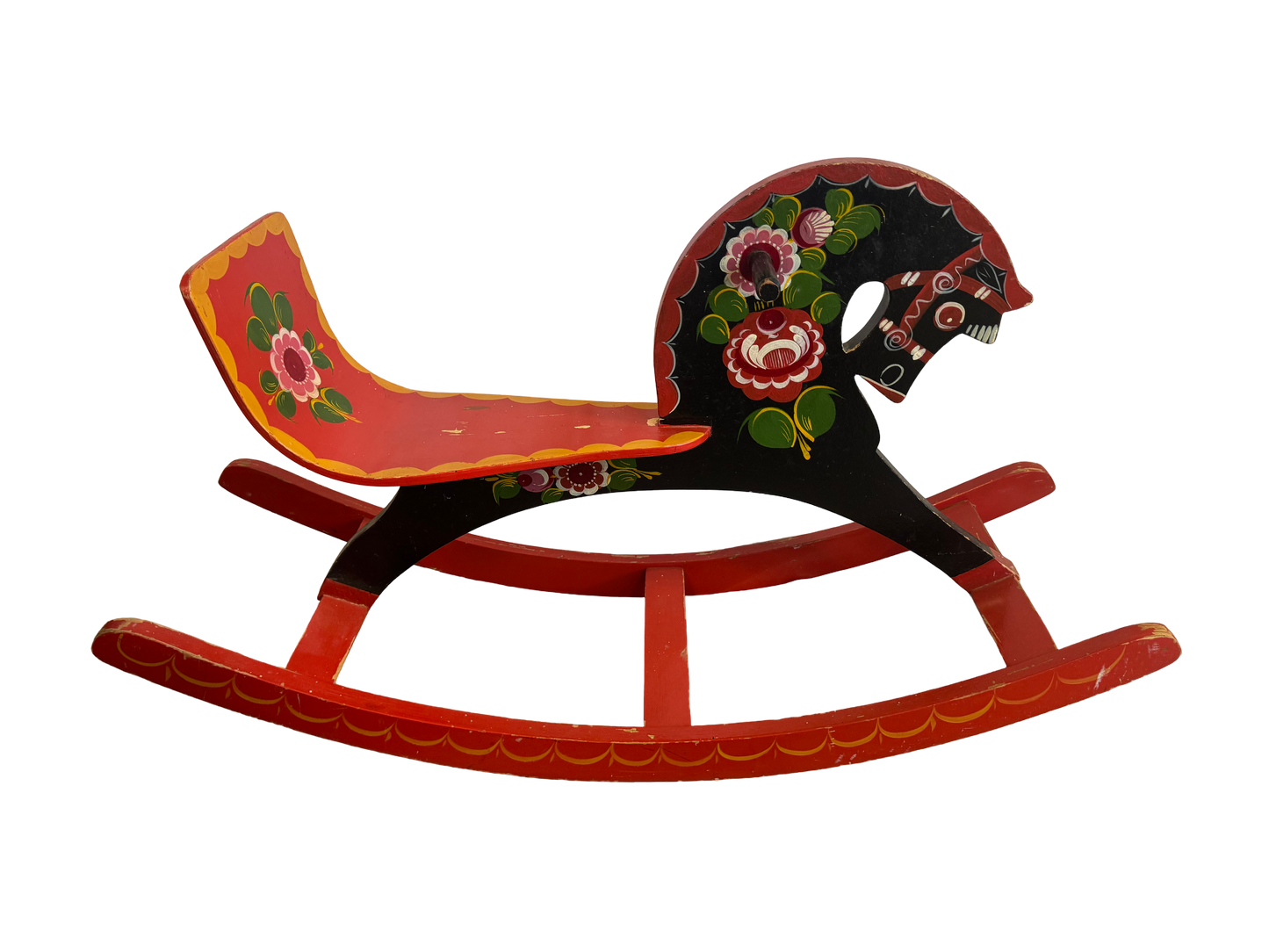 Cheval à bascule russe 70s