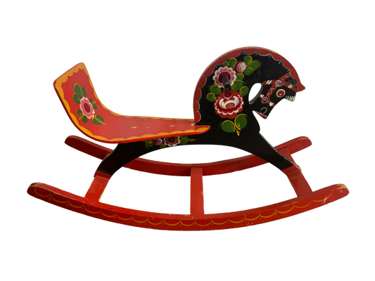 Cheval à bascule russe 70s