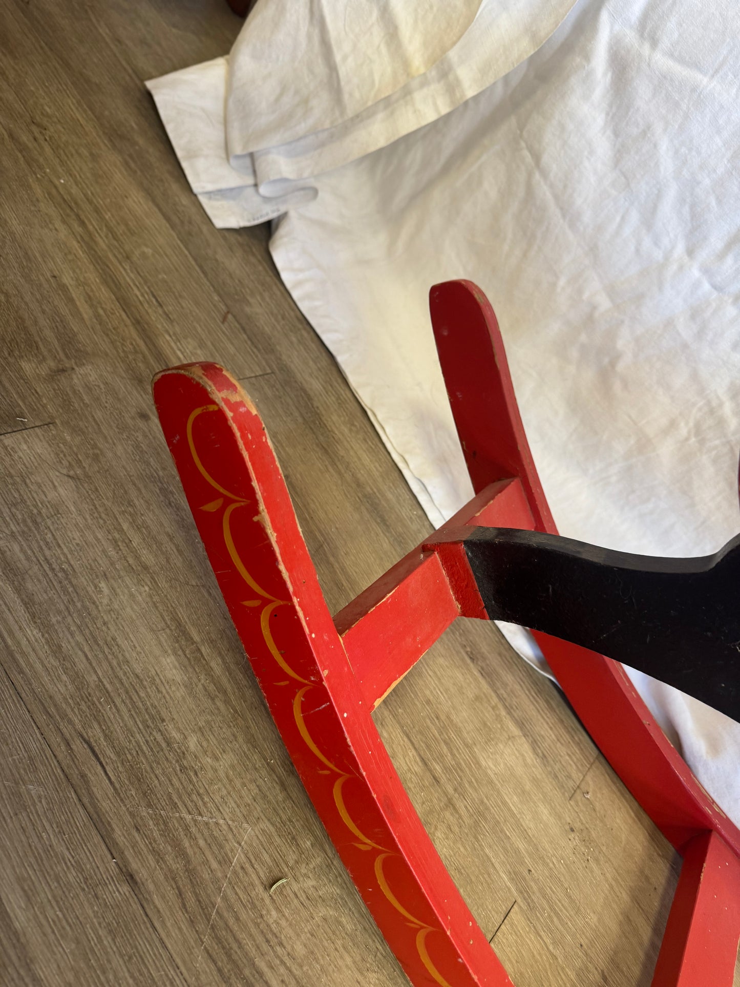 Cheval à bascule russe 70s