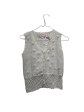Cardigan blanc brodée