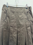 Jupe courte marron