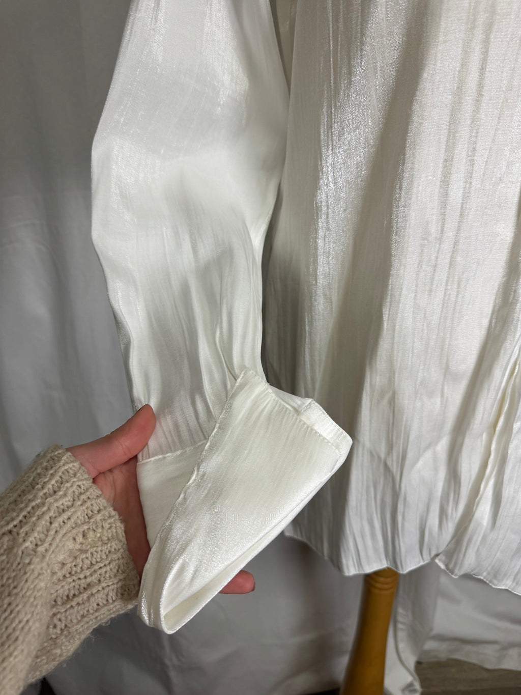 Chemise blanche 80s