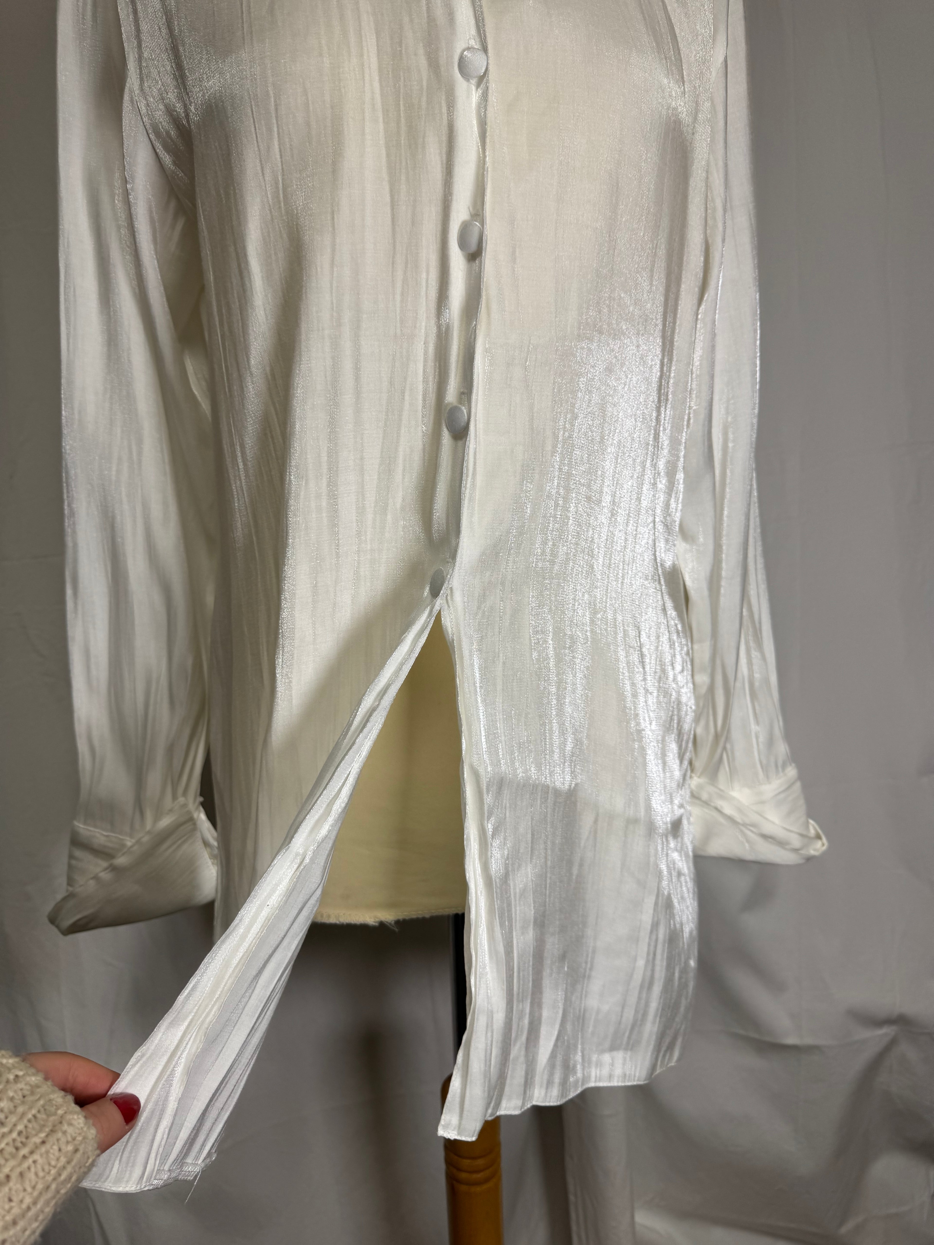 Chemise blanche 80s