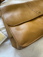 Sac baguette en cuir beige Nina Ricci