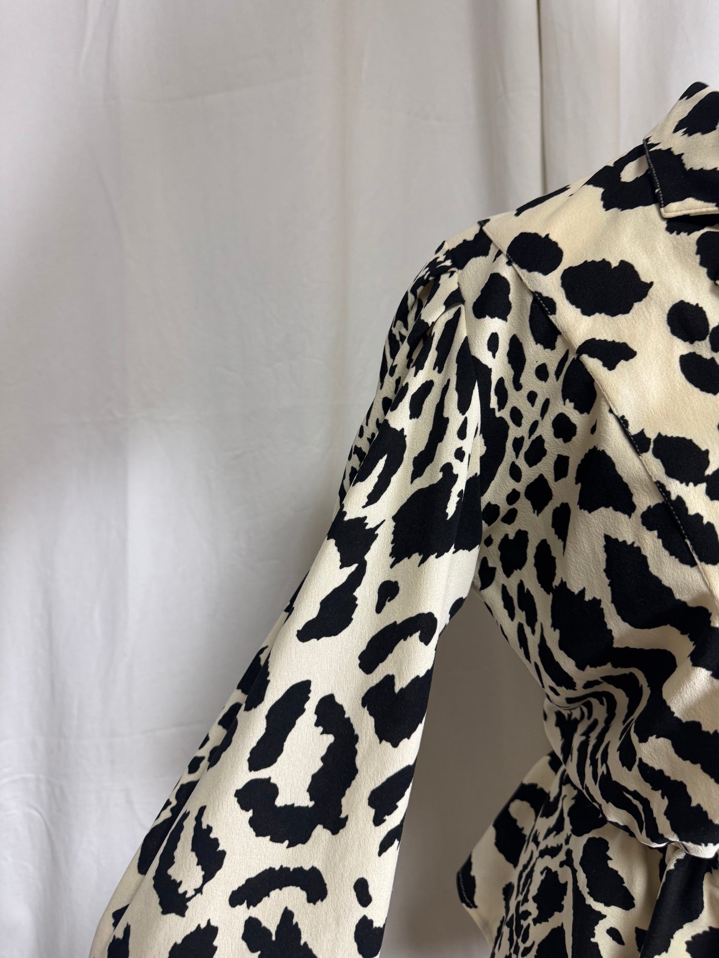 Blouse à motifs 80s