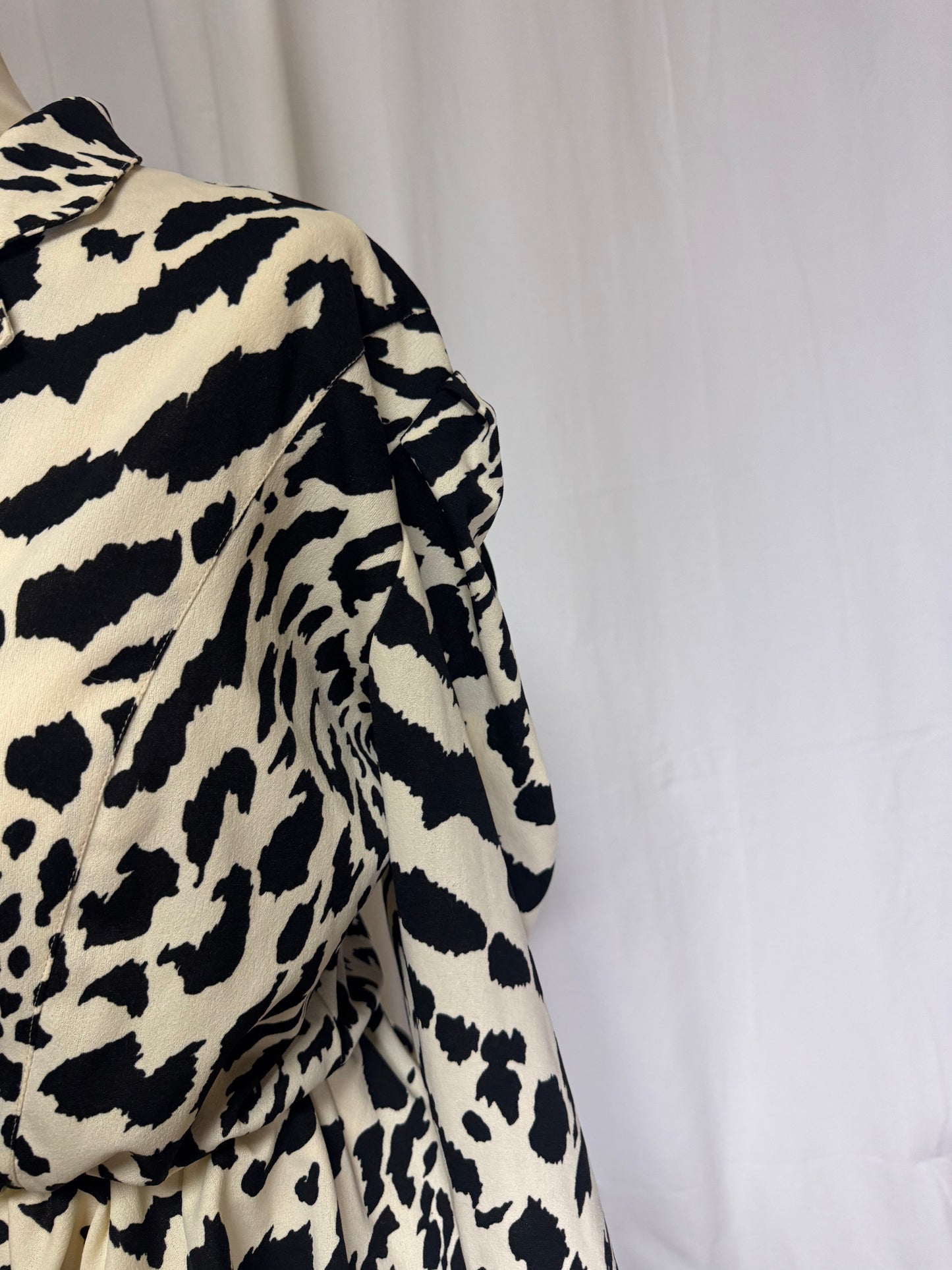 Blouse à motifs 80s