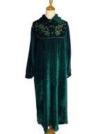 Robe de nuit verte