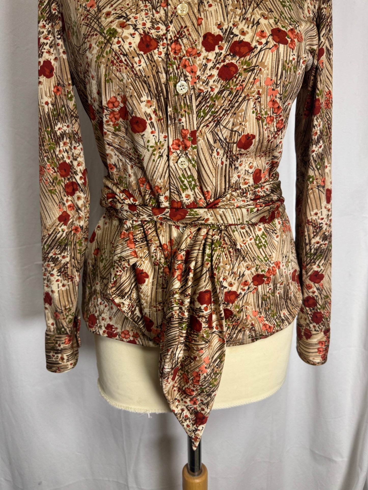 Chemise à motifs 70s