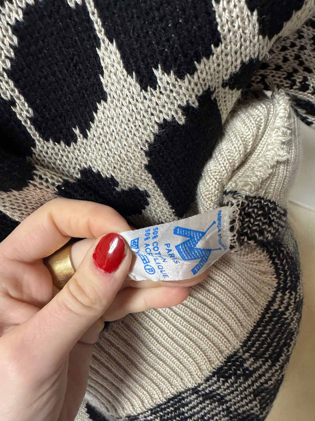Pull à motifs
