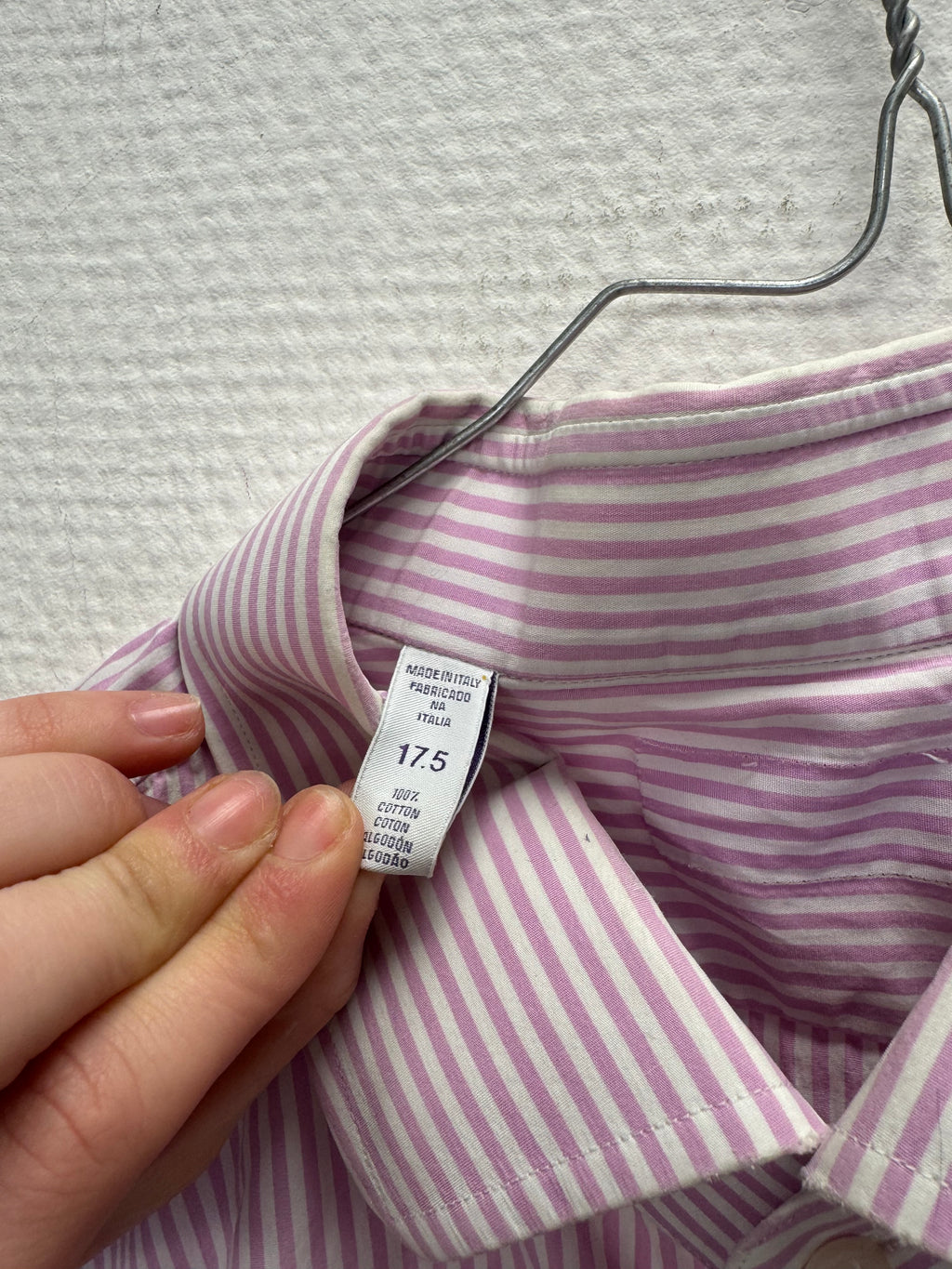 Chemise à rayures