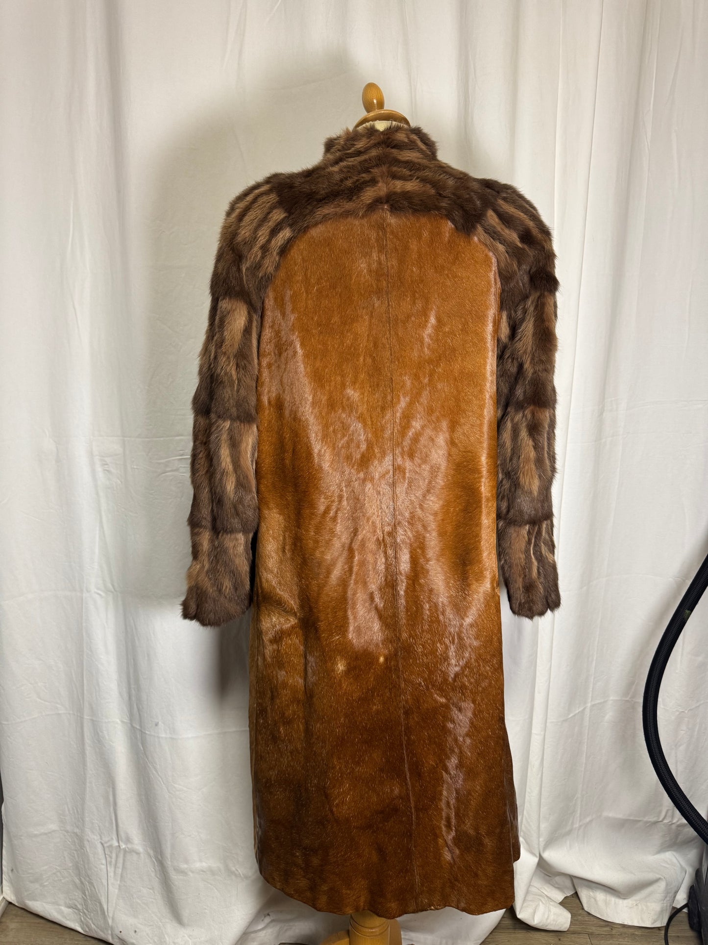 Fourrure longue marron