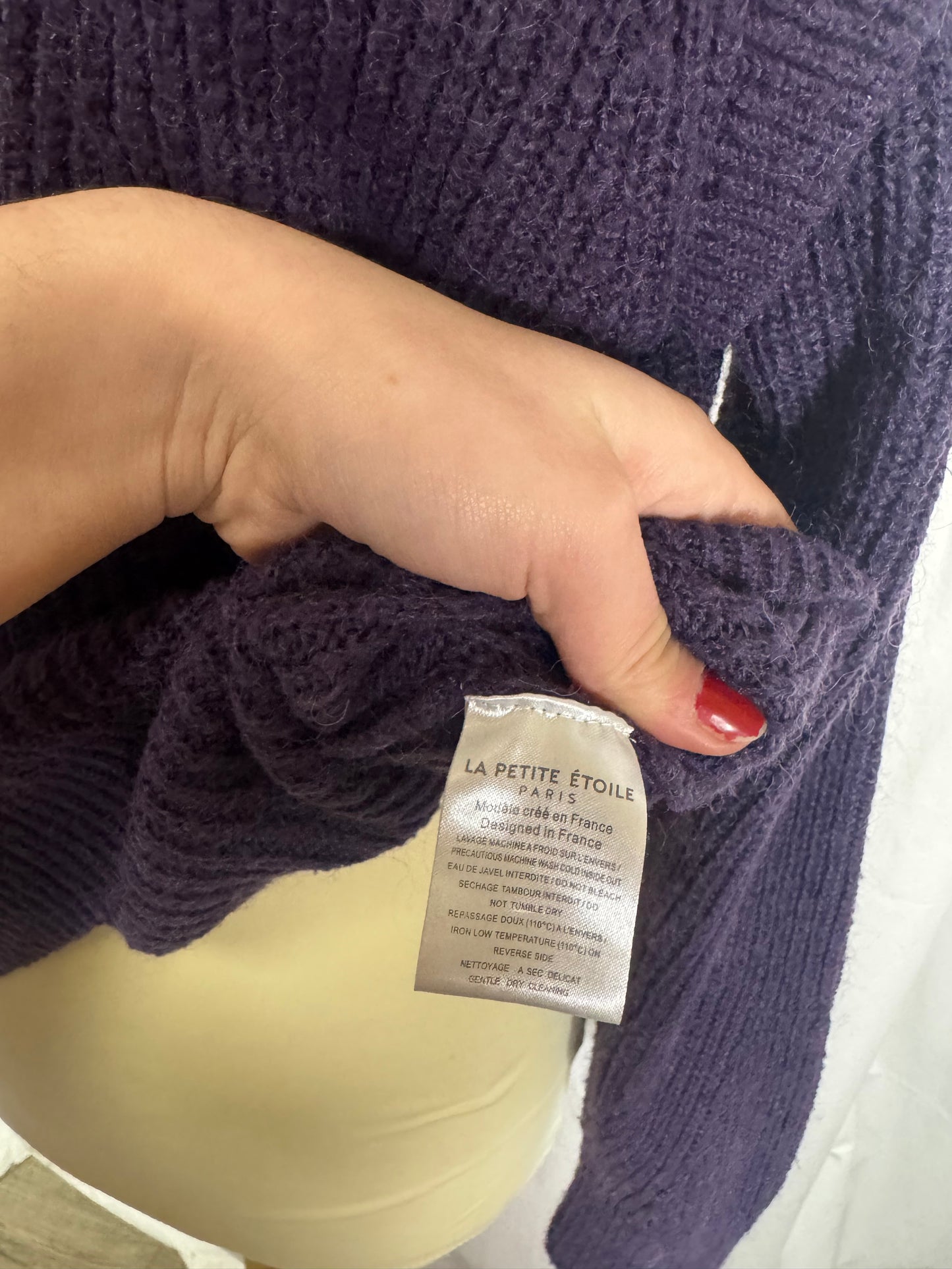 Pull violet La Petite Étoile