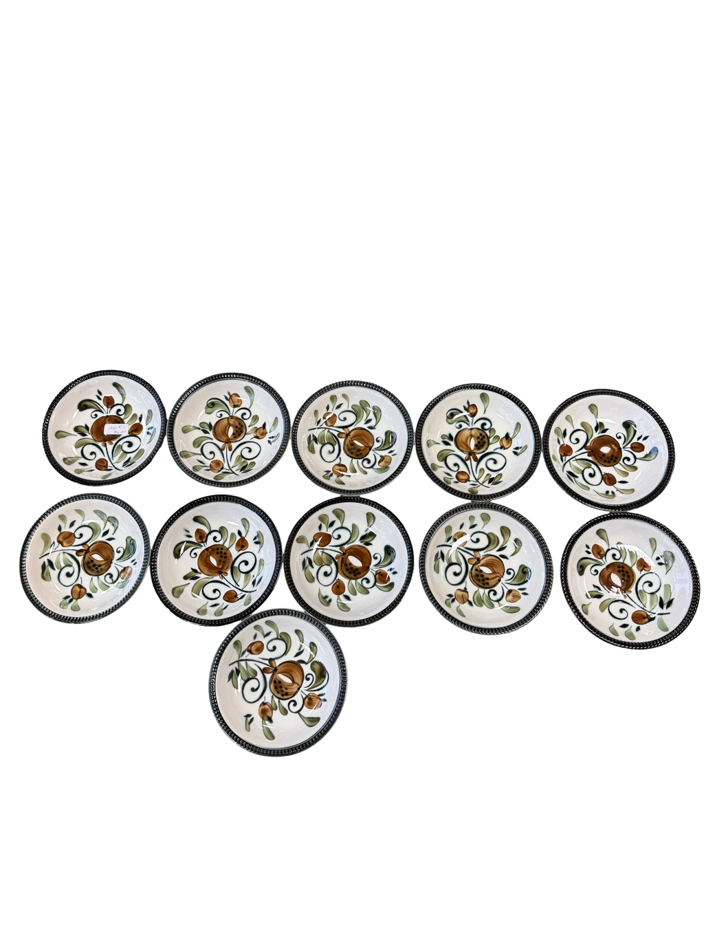 Assiettes creuses Boch La Louvière