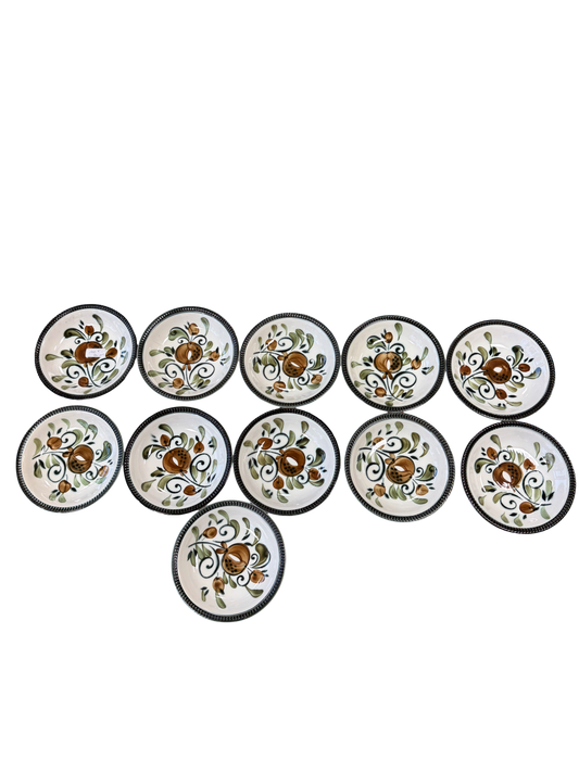 Assiettes creuses Boch La Louvière