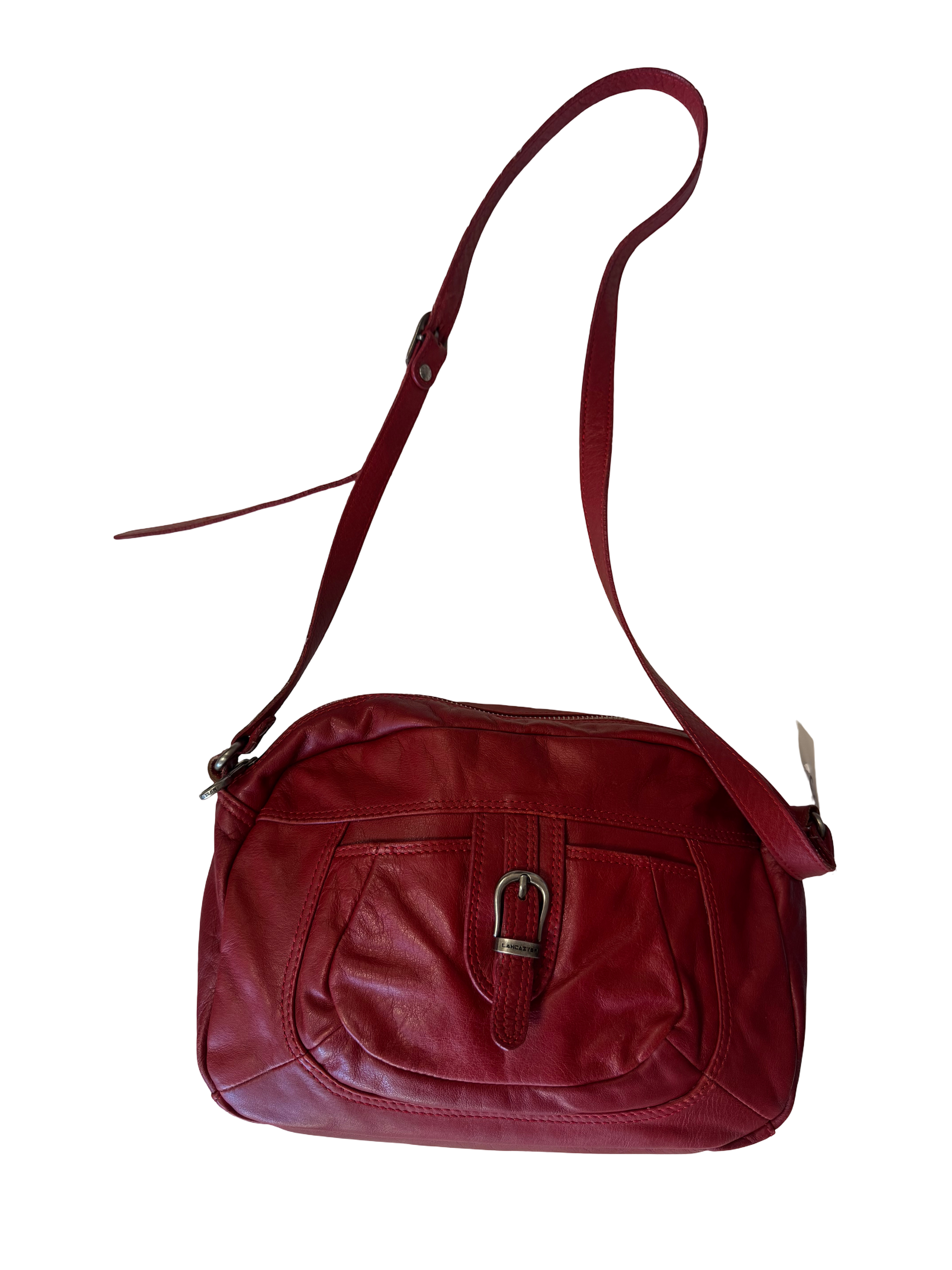 Sac en cuir rouge Lancaster