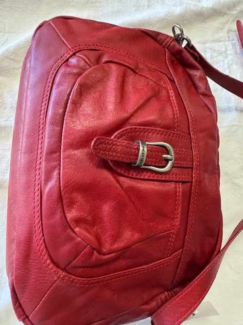 Sac en cuir rouge Lancaster