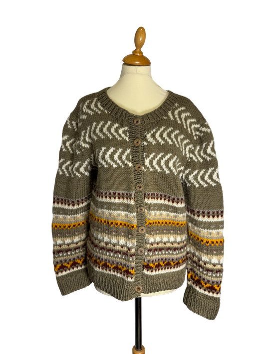 Cardigan à motifs 90s