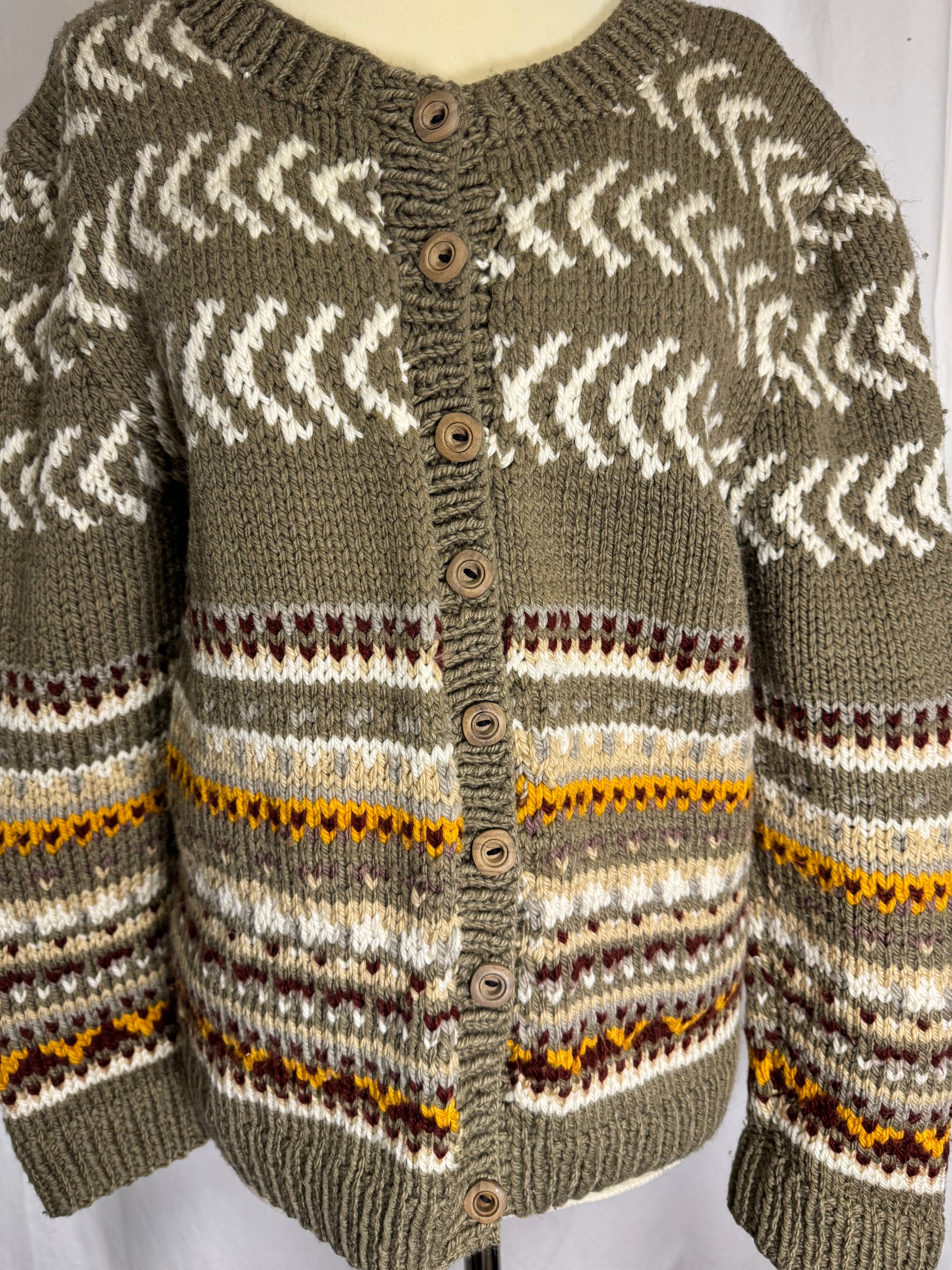 Cardigan à motifs 90s