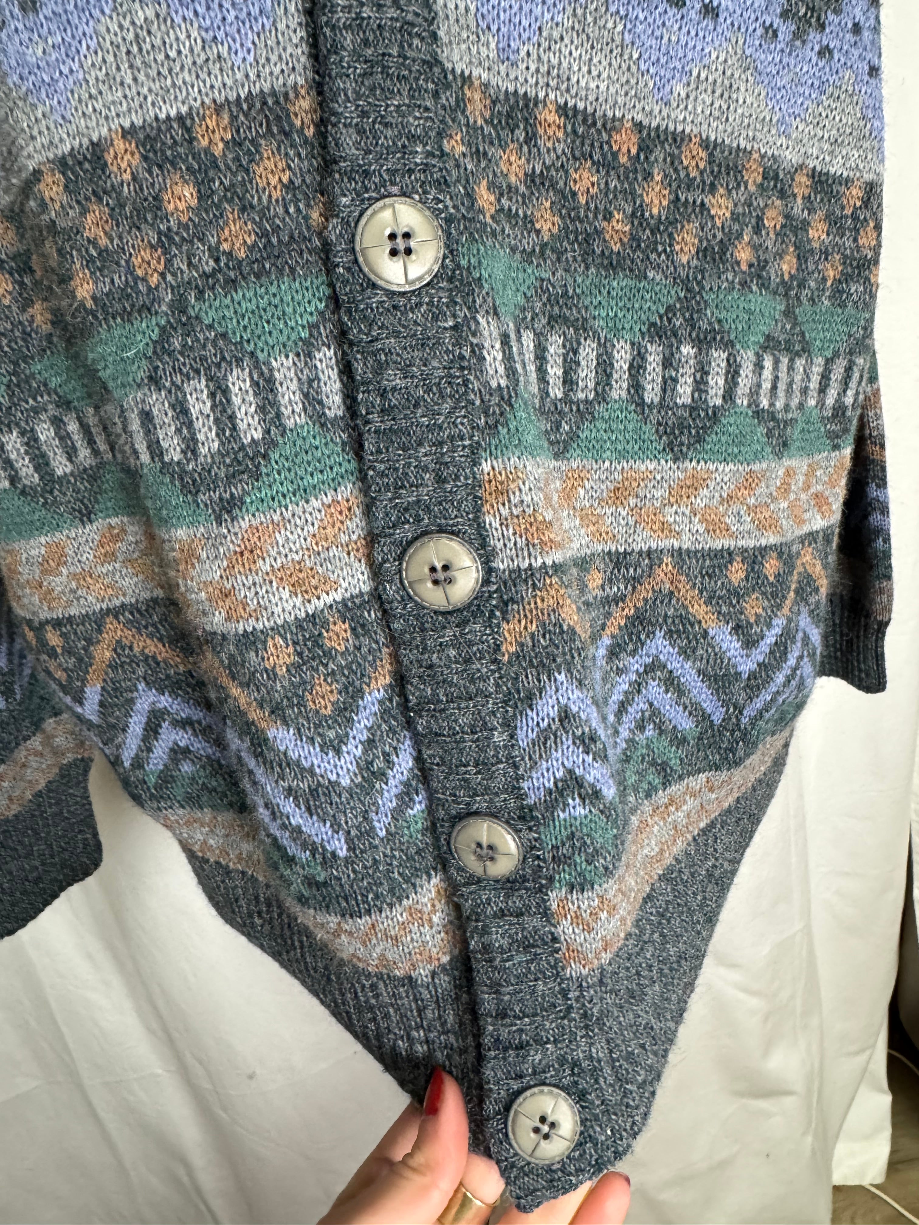 Cardigan à motifs 90s