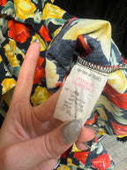 Chemise à fleurs 80s