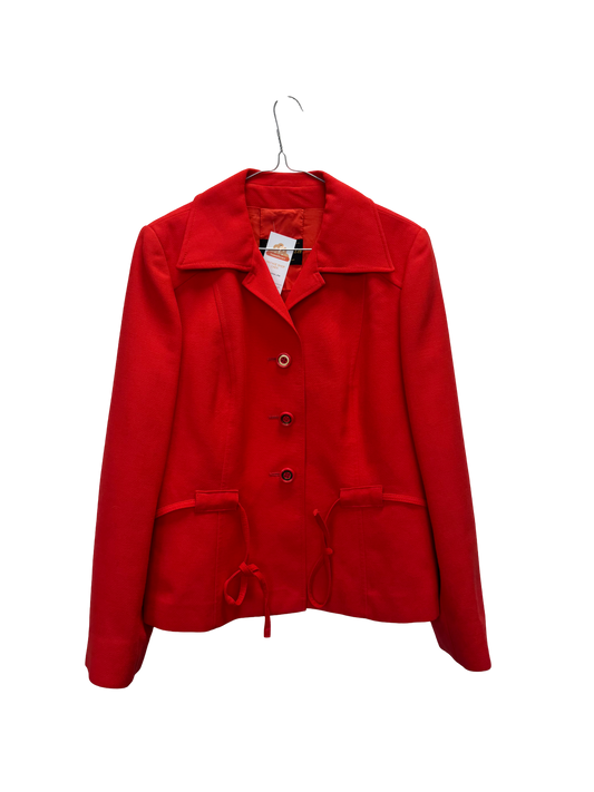 Veste courte rouge 70s