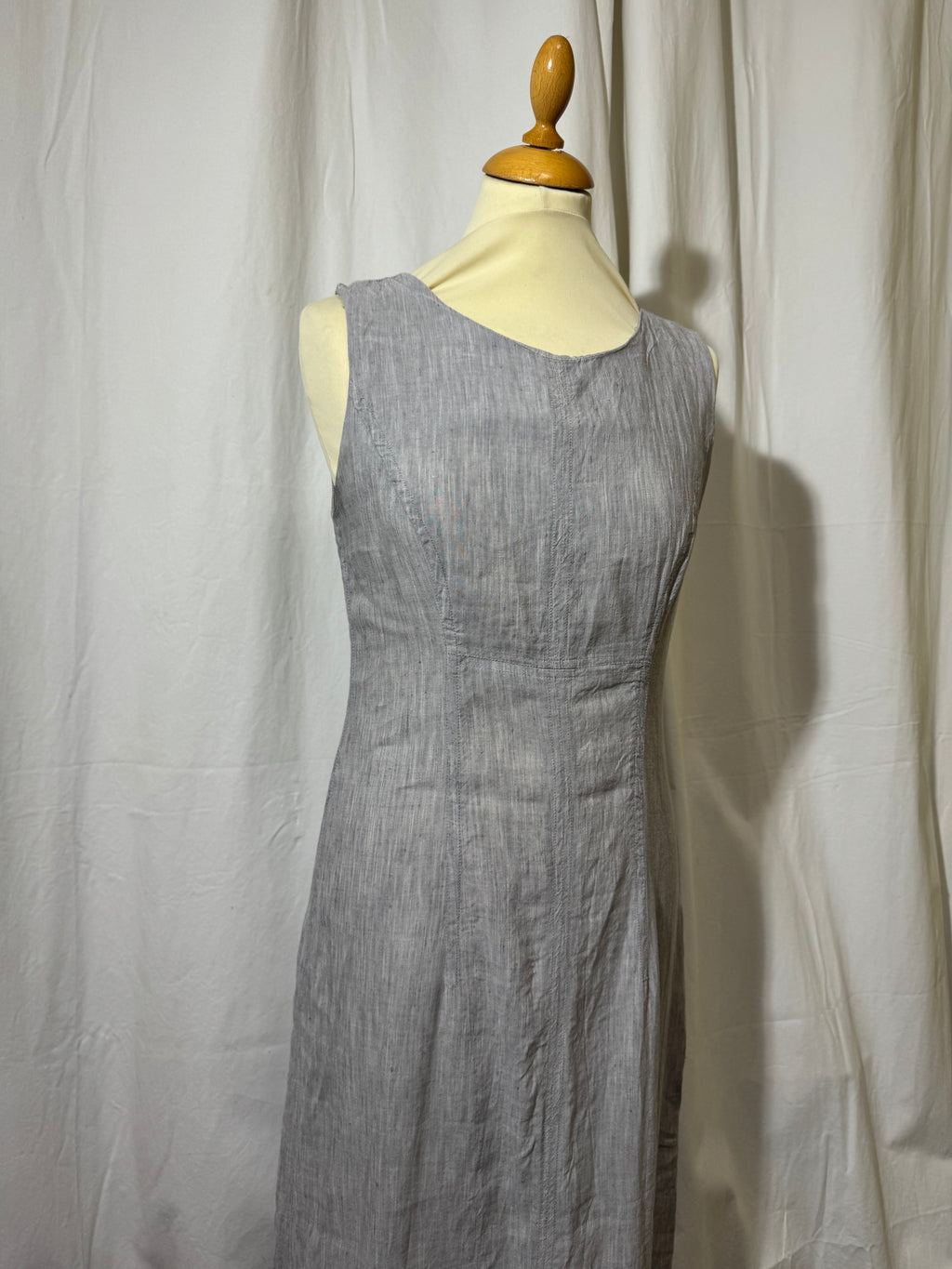 Robe longue en lin