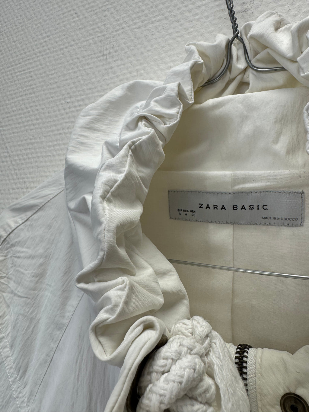 Blouson blanc Zara