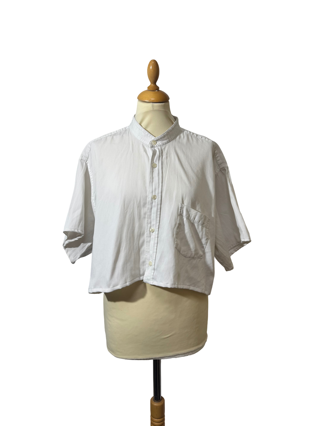 Chemise courte blanche