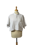 Chemise courte blanche