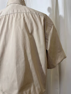 Chemise courte beige