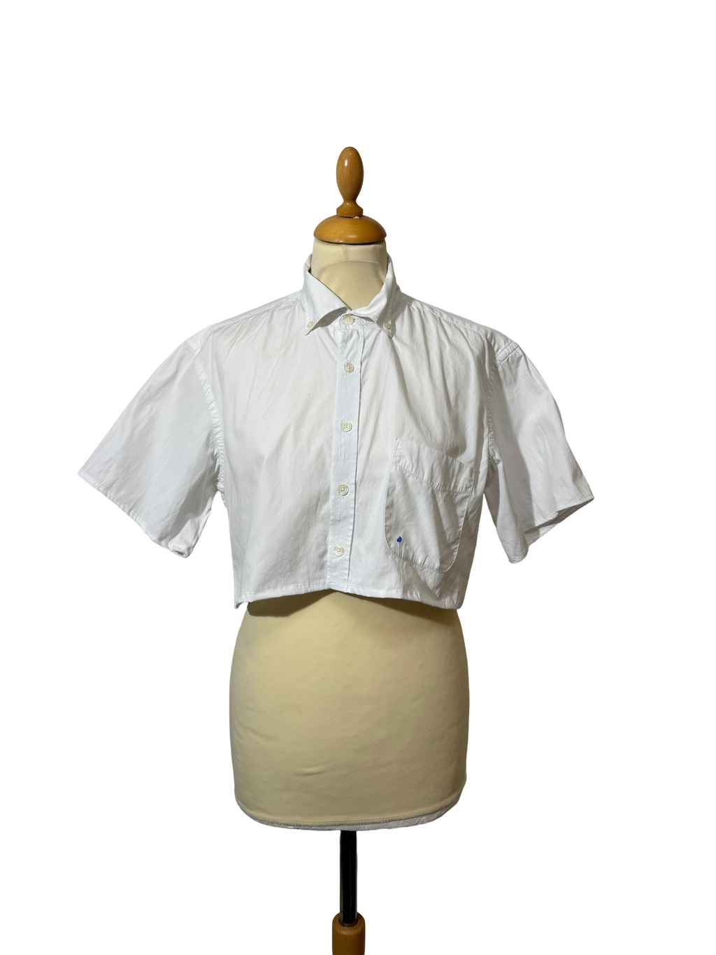 Chemise courte blanche
