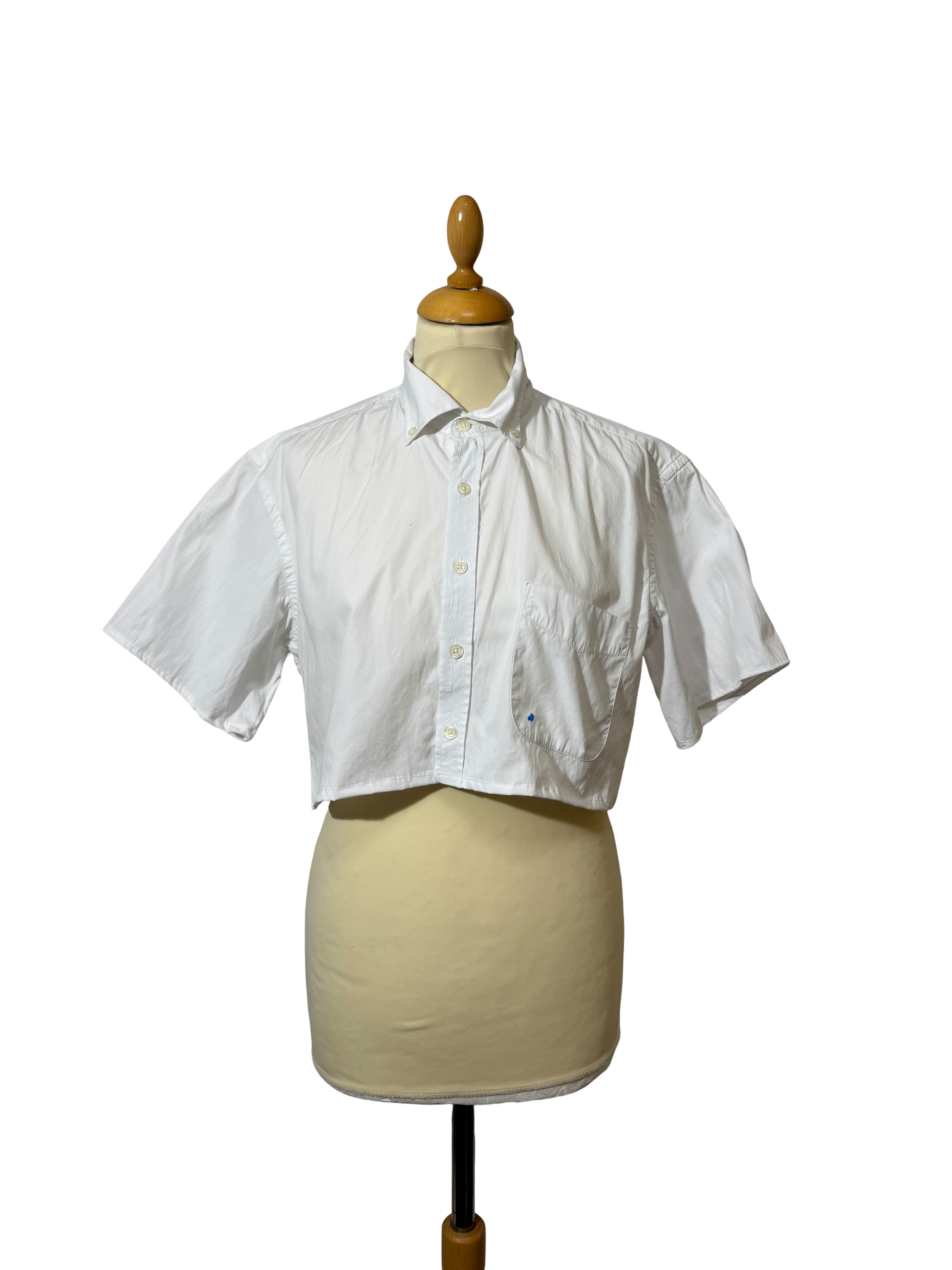 Chemise courte blanche