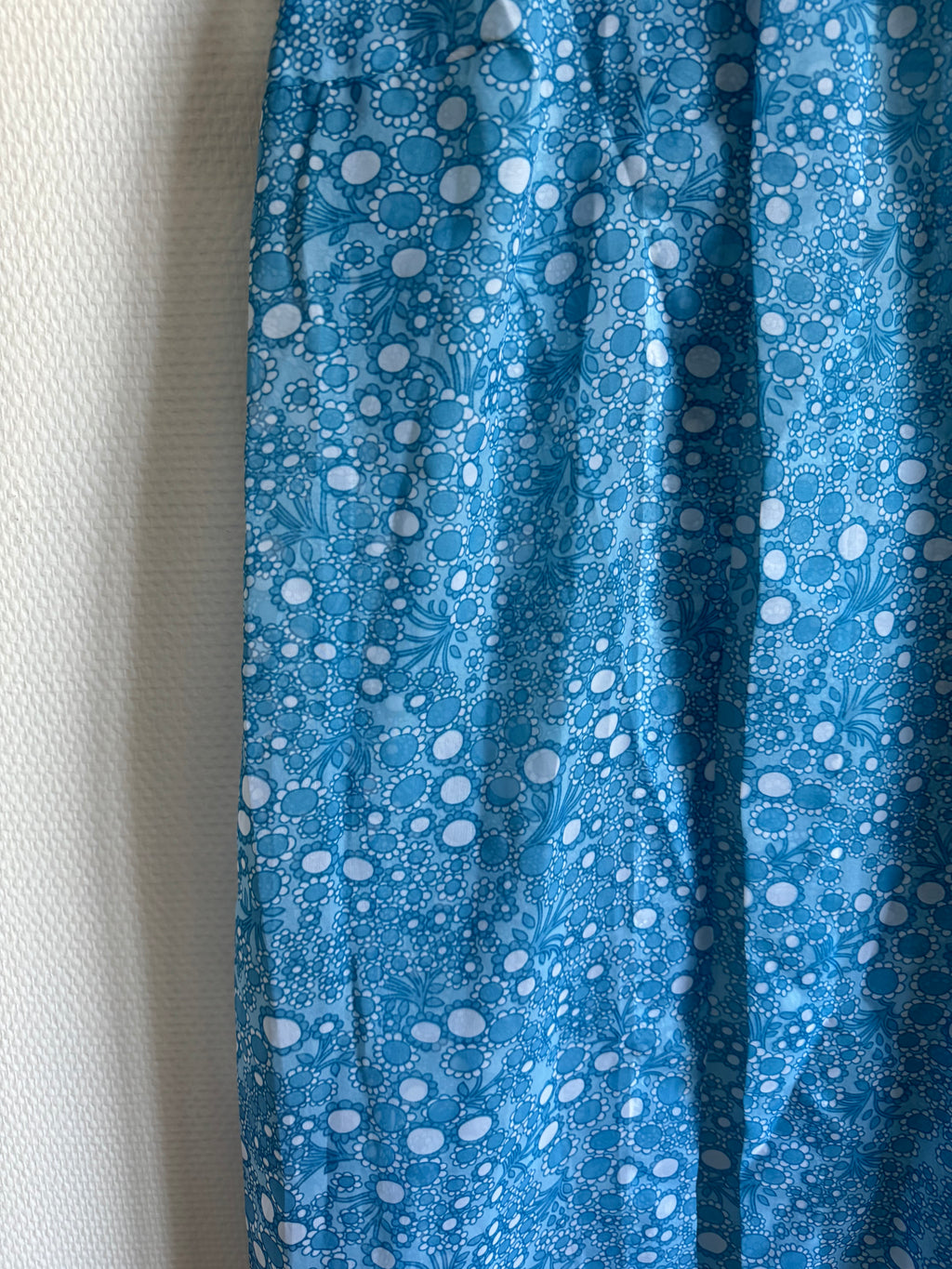 Blouse à fleurs 70s