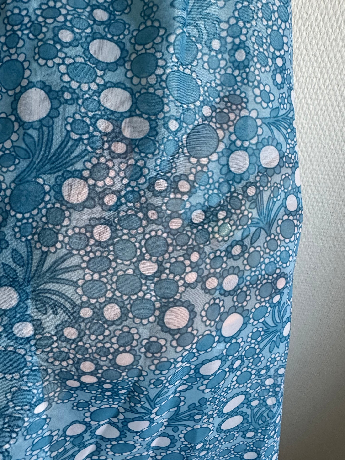 Blouse à fleurs 70s