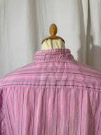 Chemise à rayures rose
