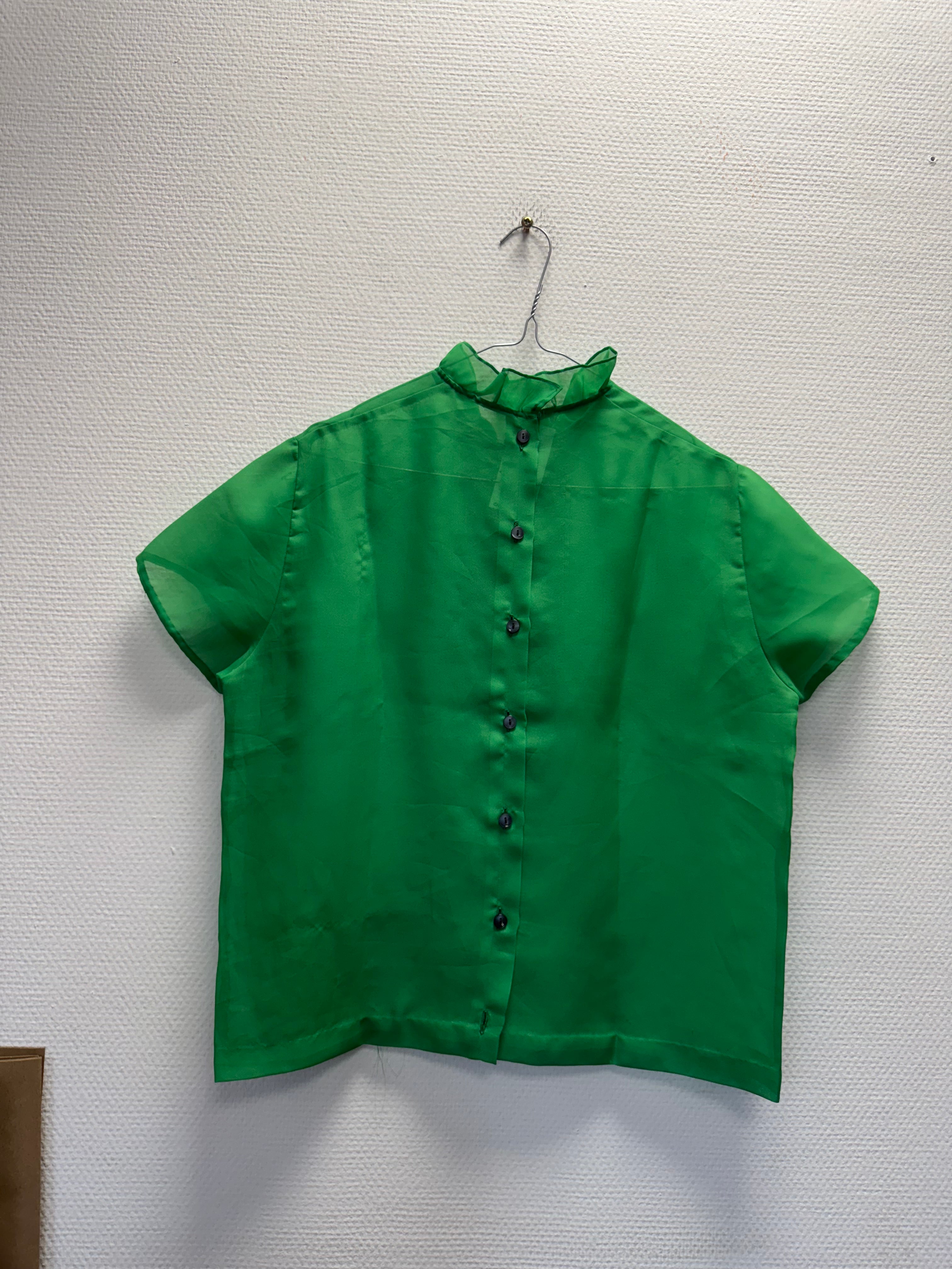Chemise verte 60s