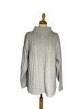 Pull en maille torsade