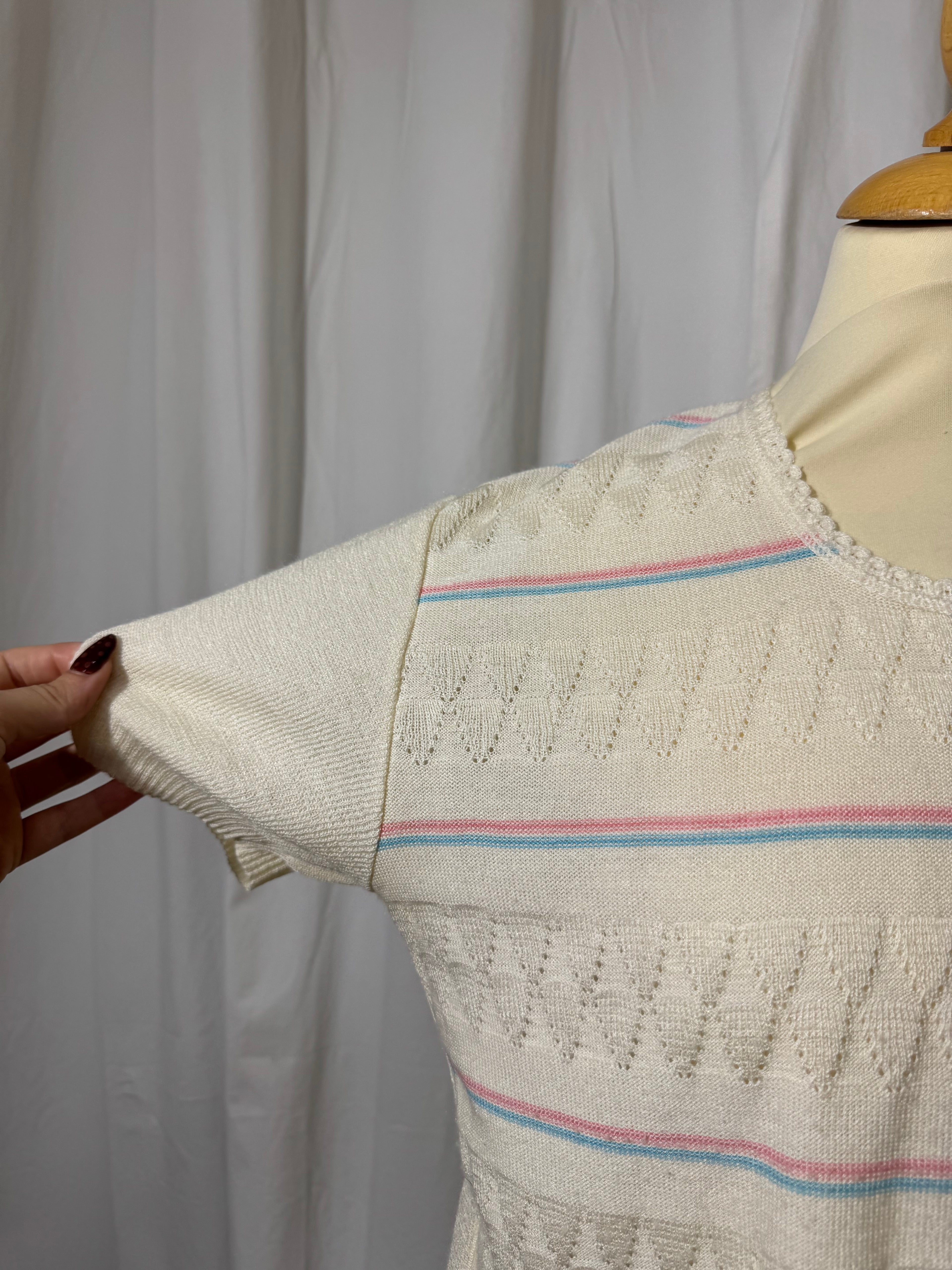 Pull à motifs 70s