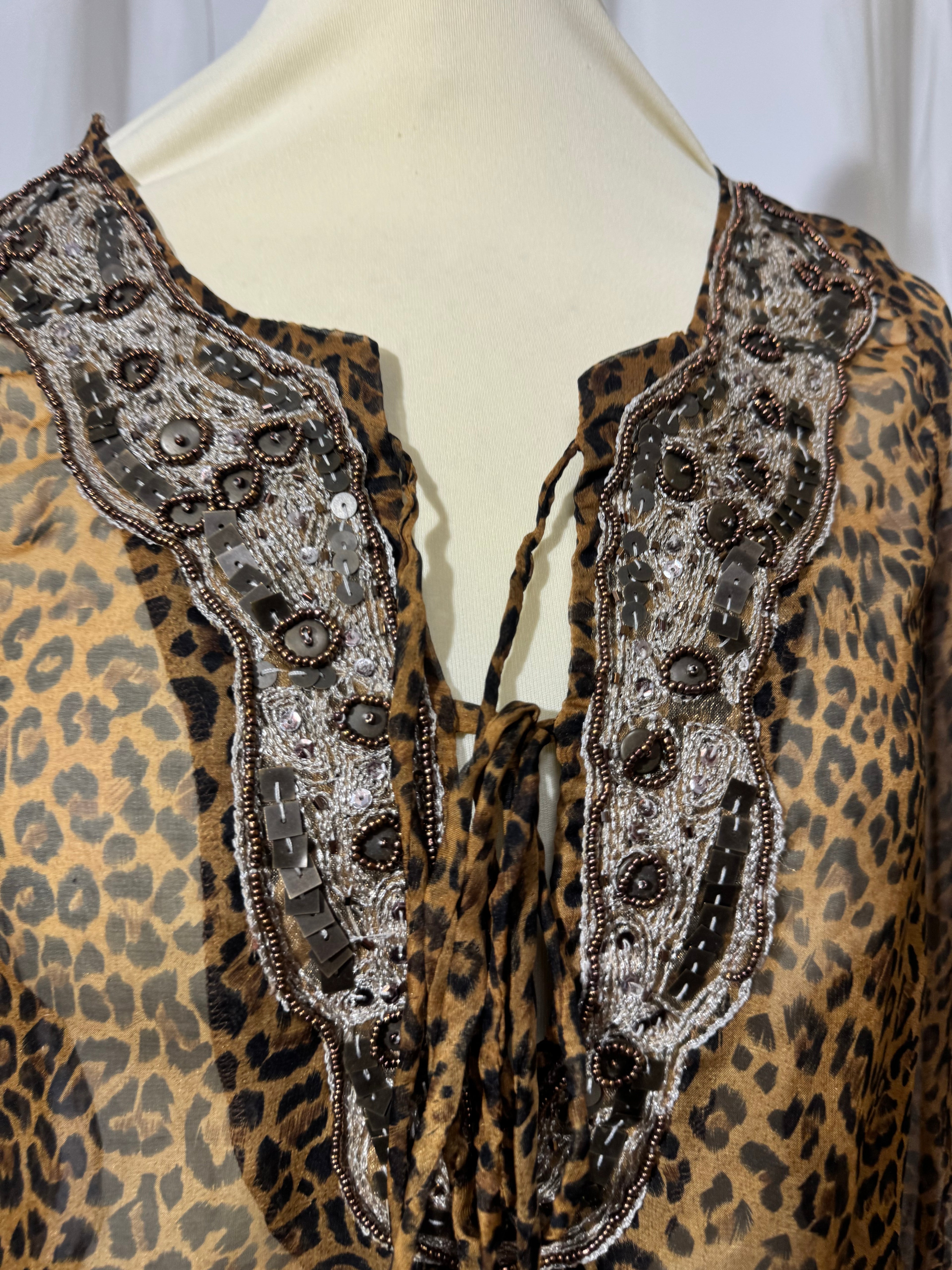 Blouse léopard