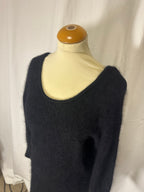 Robe longue en angora