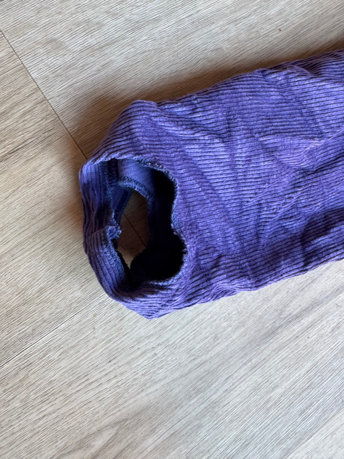 Pantalon fuseau velours côtélés