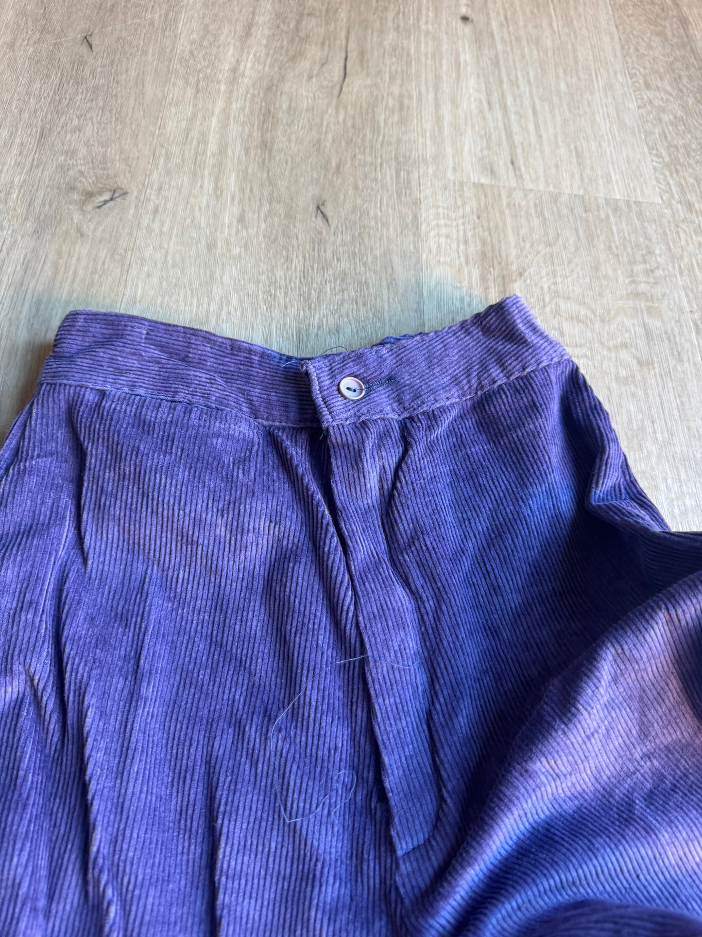 Pantalon fuseau velours côtélés