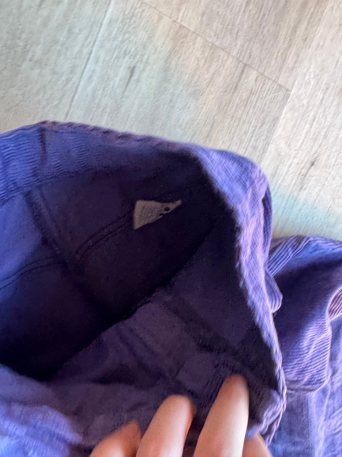 Pantalon fuseau velours côtélés