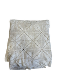 Plaid en crochet beige