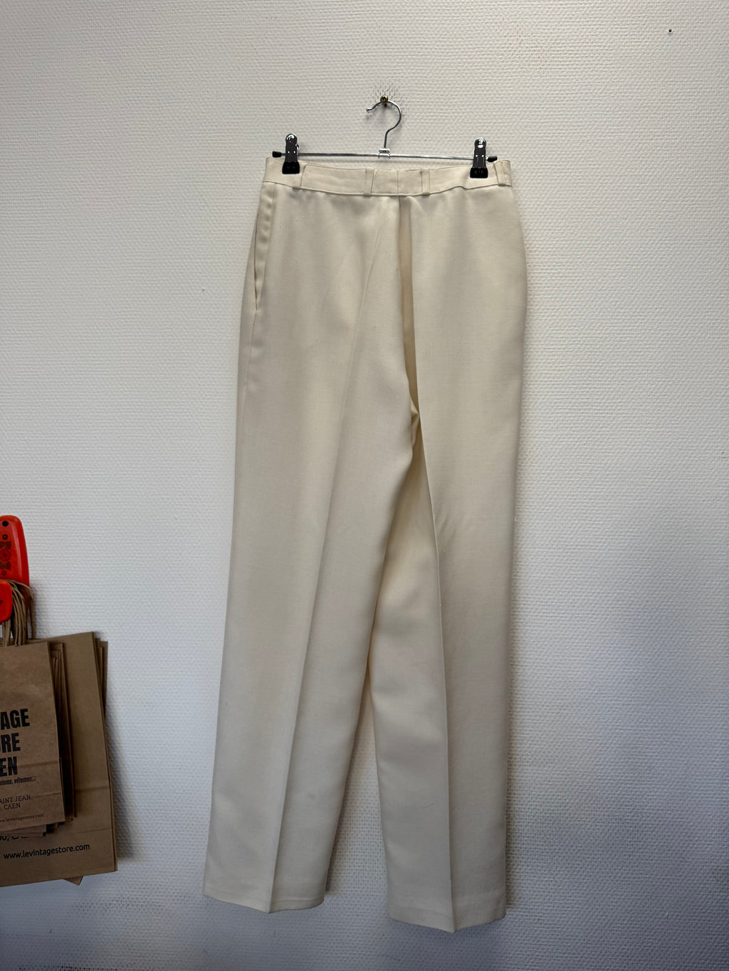 Pantalon crème 80s