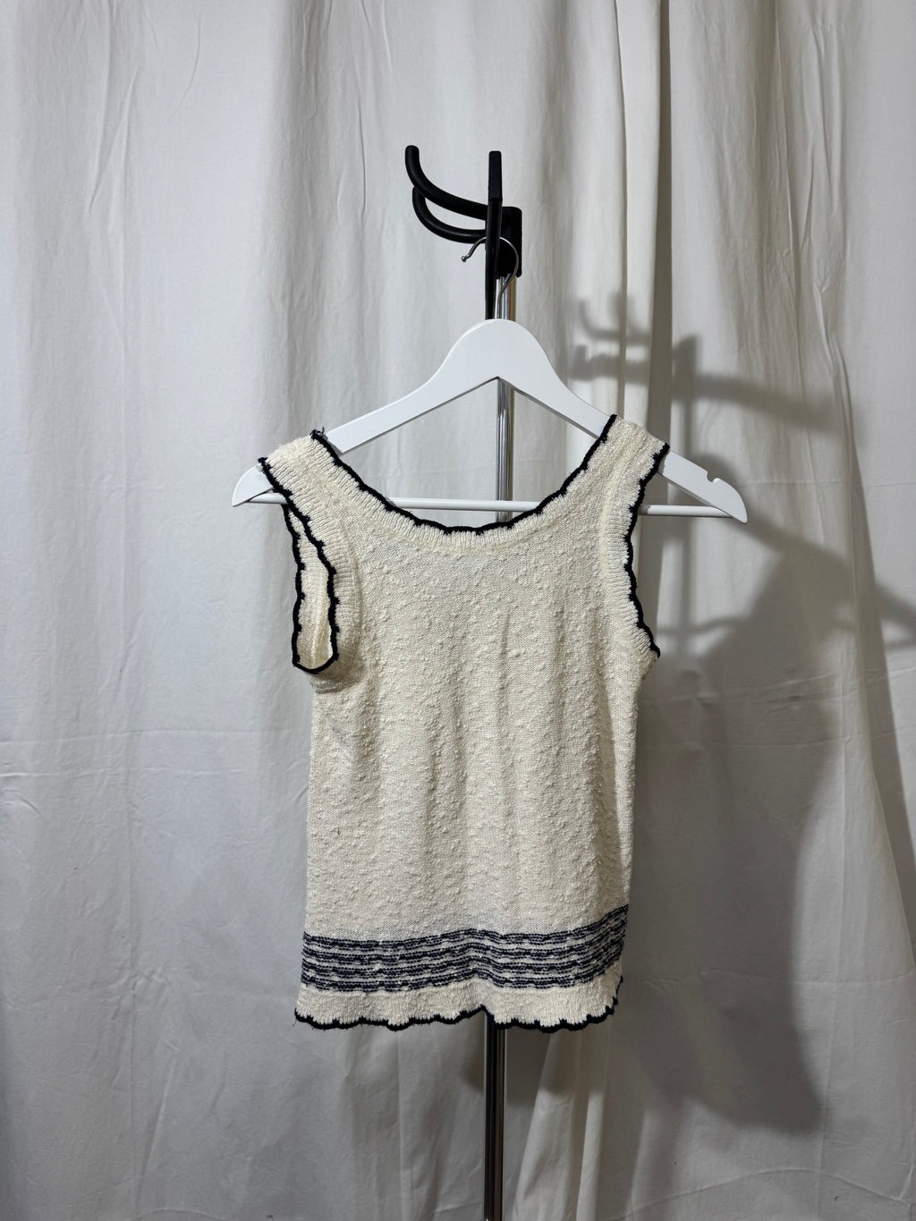 Débardeur crème 70s