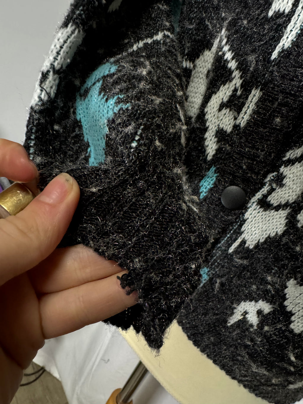 Gilet à motifs