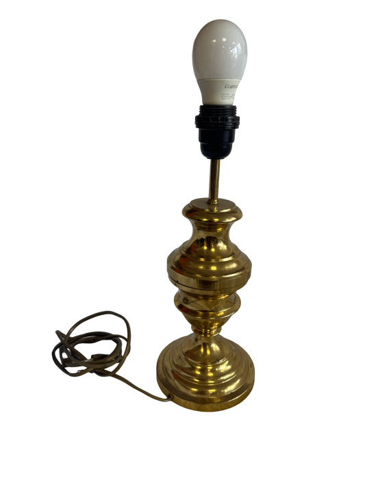 Lampe en métal doré